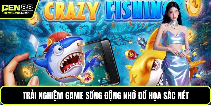 Trải nghiệm game sống động nhờ đồ họa sắc nét